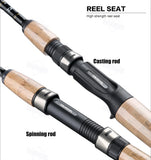 Original DAIWA CROSSFIRE 662MFB filature coulée canne à pêche Action rapide M MH puissance 1.98 2.13M aluminium carbone canne à pêche