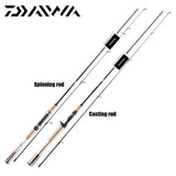 Original DAIWA CROSSFIRE 662MFB filature coulée canne à pêche Action rapide M MH puissance 1.98 2.13M aluminium carbone canne à pêche