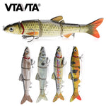 VTAVTA 16cm 36g 5 Segments leurres de pêche Wobblers appât dur joint leurre nageur appâts manivelle Wobblers pour la pêche au brochet