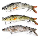 VTAVTA 1/3/6 pièces leurre de pêche 14cm 23g appâts artificiels durs 8 Segments brochet ensemble de leurres