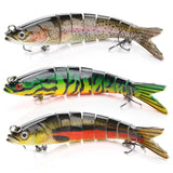 VTAVTA 1/3/6 pièces leurre de pêche 14cm 23g appâts artificiels durs 8 Segments brochet ensemble de leurres