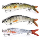 VTAVTA 1/3/6 pièces leurre de pêche 14cm 23g appâts artificiels durs 8 Segments brochet ensemble de leurres