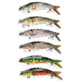 VTAVTA 1/3/6 pièces leurre de pêche 14cm 23g appâts artificiels durs 8 Segments brochet ensemble de leurres