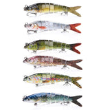 VTAVTA 1/3/6 pièces leurre de pêche 14cm 23g appâts artificiels durs 8 Segments brochet ensemble de leurres