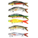 VTAVTA 1/3/6 pièces leurre de pêche 14cm 23g appâts artificiels durs 8 Segments brochet ensemble de leurres