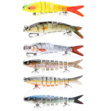 VTAVTA 1/3/6 pièces leurre de pêche 14cm 23g appâts artificiels durs 8 Segments brochet ensemble de leurres