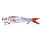 VTAVTA 1/3/6 pièces leurre de pêche 14cm 23g appâts artificiels durs 8 Segments brochet ensemble de leurres
