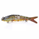 VTAVTA 1/3/6 pièces leurre de pêche 14cm 23g appâts artificiels durs 8 Segments brochet ensemble de leurres