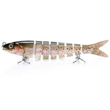 VTAVTA 1/3/6 pièces leurre de pêche 14cm 23g appâts artificiels durs 8 Segments brochet ensemble de leurres