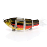 VTAVTA 8cm 17g Naufrage Wobbler Leurres De Pêche Appât Artificiel Swimbait Crankbait Pêche Leurre Dur Appât En Plastique Souple Queues